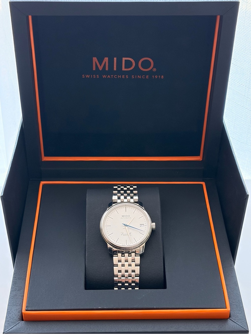 Mido Baroncelli Heritage Lady Silver Watch